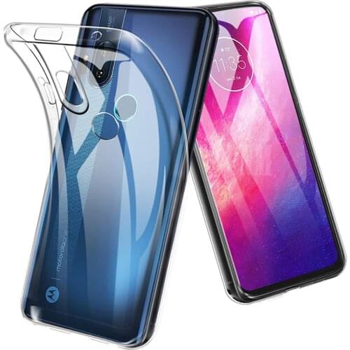 Transparent Silicone Phone Back Case for Motorola One Hyper Macro Action Vision 5G Bag Soft TPU Bumper Clear Ultra Slim Cover