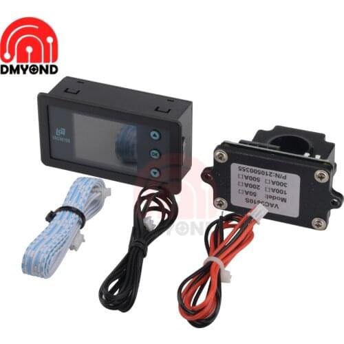 VAC 9610s Battery Capacity Tester Voltage Current Indicator Panel Coulomb Meter Coulometer 60KW Hall Coulomb Power Thermometer