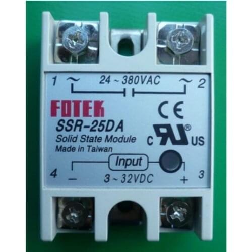 Solid State Relay SSR-25DA 25A /380V 3-32VDC