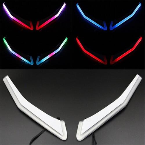 Universal Motorcycle Bike LED Amber Turn Signal Light Indicator Lamp Blinker Fit For Yamaha R15v3 2017-2020