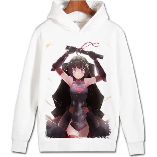 I don't want to hurt so I'd like to focus on my defense Cosplay Honjo Kaede Hoodies Winter Autumn Fleece Sweatshirts Pullover