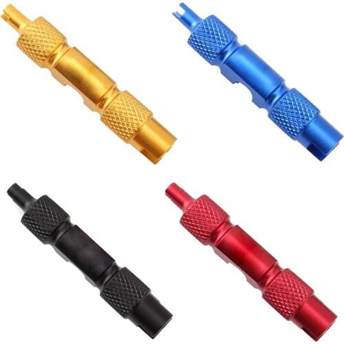 1 Pc Bicycle Tire Nozzle Disassembly Tool Bike Val-ve Core Wrench Nut Removal Spanner Extension Rod Remover Tool 4 Colors