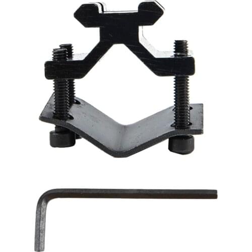 1Pc Tactical Universal Adjustable Rail 20mm Picatinny/Weaver Barrel Mount Adapter for Scope Flashlight Laser