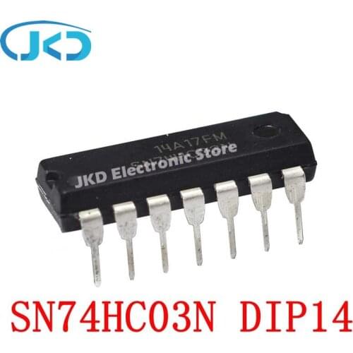 10pcs SN74HC03N 74HC03N 74HC03 DIP-14 New IC