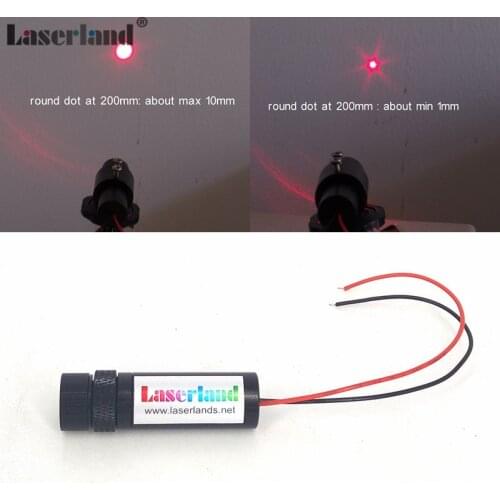 16*56mm Round Dot 650nm 5mW 30mW Red Focusable Laser Diode Module Glass Lens 5VDC