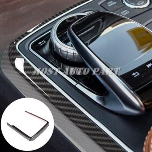 ABS Center Console Gear Box Multimedia Frame Cover For Benz GLS X166 2015-2019 Car accesories interior Car decoration