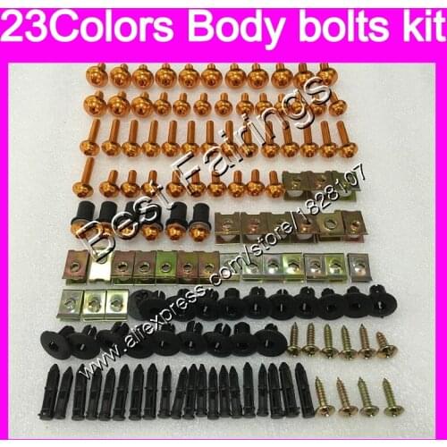 Fairing bolts full screw kit For HONDA VTR1000 00 01 02 03 04 05 06 RC51 SP1 SP2 VTR 1000 2000 2006 00 Complete Body screws Nuts