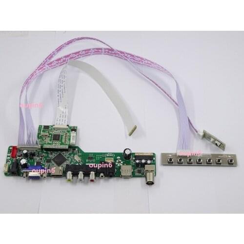 For 30pin N156BGE-EA2/N156BGE-EB2 1366*768 panel screen TV56 HDMI VGA LCD LED EDP Controller board