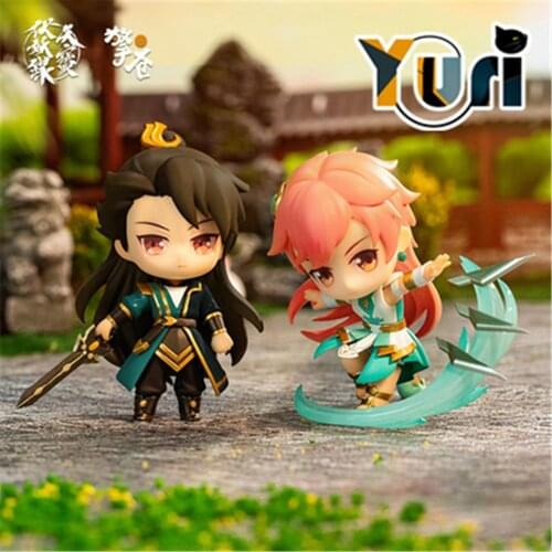 Legend of Exorcism Anime PVC Figure Doll Model Toy Display Role Kong Hongjun Li Jinglong Action Figure Cosplay Gift C