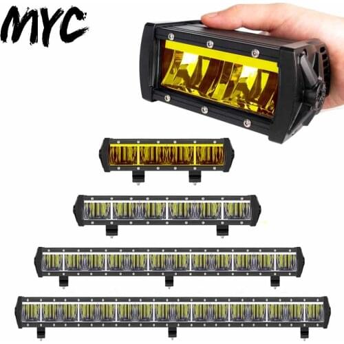 9D Lens 20W 60W 120W Waterproof Led Bar Light For Jeep ATV UAZ SUV Car 4WD 4x4 Excavator Truck Tractor Offroad Driving Lights