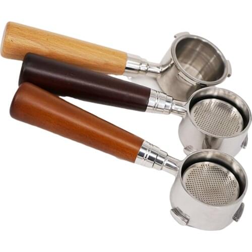 Coffee Bottomless Portafilter 51/54/58MM Coffee Dosing Ring Breville Delonghi Krups Coffee Powder Ring Italian Coffee Tamper Set