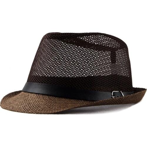 New Summer Womem Men Western Cowboy Hat With Wide Brim Punk Leather Belt Jazz Cap Cowboy Hats & Caps Summer Mens Solid