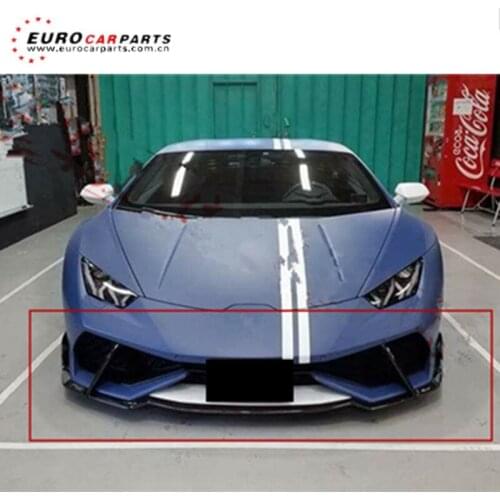 LP610 Rowe style carbon fiber front lip fit for LP610 front spoiler