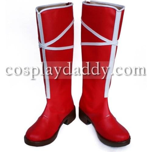 Love Live! School Idol Festival Sunny Day Nico Yazawa Red Cosplay Shoes Boots S008