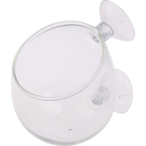 Mini Aquarium Decoration Fish Tank Crystal Glass Pot Polka Water Potted Planting Cylinder Cup Aquarium Accessories Green Grass