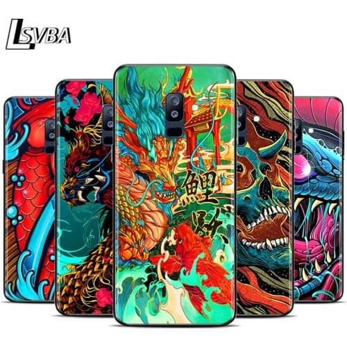 Japanese Style Monster Art For Samsung Galaxy A9 A8 A7 A6 A6S A8S A5 A3 Star Plus 2018 2017 2016 Soft Phone Case