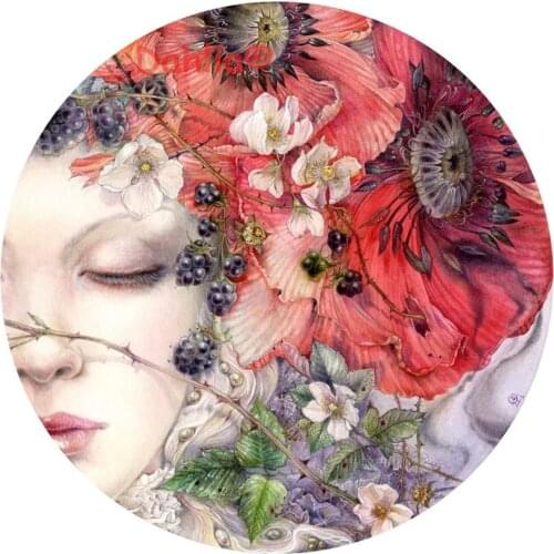 She Sleeps Exquisite Oil painting Arts Needlework Embroidery DIY Cross Stitch Kits Crafts 14CT Unprinted Home Decor Handmade