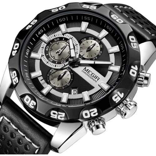 MEGIR 2018 Luxury Watches Men High Quality Military Watch Men Waterproof Sports Watch For Mens Montres Hommes Relogio Masculino