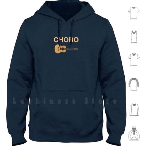 Choro Brazilian Music Hoodies Long Sleeve Brasil Carnaval Brasileiro Afro Samba Salsa Latin Latino Choro