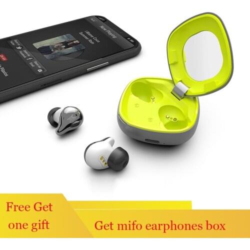 Mifo o4 Touch Two True Wireless Earbuds Mini Bluetooth 5.0 Headset Bass Sport Earphone Ipx7 Waterproof Hand Free Twins Earphones