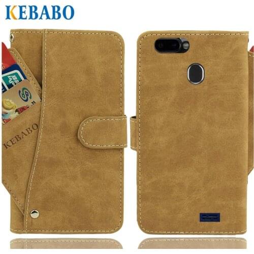 Vintage Leather Wallet Prestigio Muze J5 5524 DUO Case 5.2" Flip Luxury Card Cover Stand Phone Protective Bags