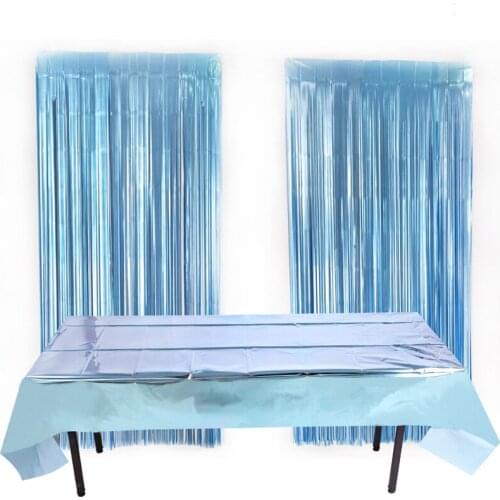 Waterproof Rose Gold Glossy Tablecloth Glitter Round Rectangular Gold Foil Table Cloth For Birthday Wedding Cake Party Christmas