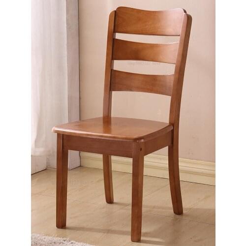 All Solid Wood Dining Chair Home Chair Back Chair Stool Soft Pack Modern Minimalist Desk Restaurant Hotel Restaurant Chair