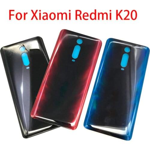New For Xiaomi Mi 9T / Redmi K20 Battery Back Cover Glass For Mi 9 t Rear Door Replacement Housing Adhesive For Redmi K20 Pro