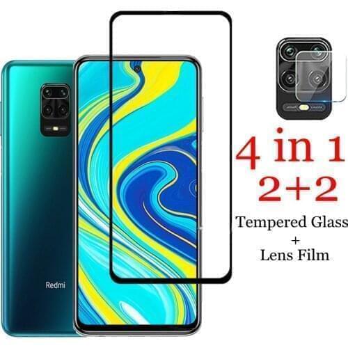 4 in 1 Tempered Glass For Redmi Note 9 Pro MAX 9S Camera Lens Glass Screen Protector Film For Xiaomi Redmi Note 9 9S 8 8T 7 7Pro