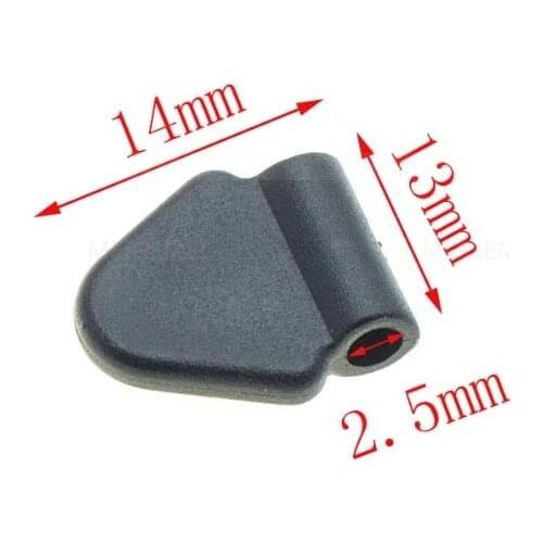 1000pcs 1/8"(3mm) Hole Plastic Bell Stopper Cord Ends Rope Slider For Apparel Backpack Garment Accessories