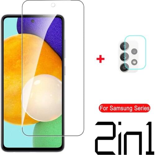 2 in 1 for samsung a52 bakc camera screen protector lens film for samsung a72 a32 sansum a31 soft tempered protective glass