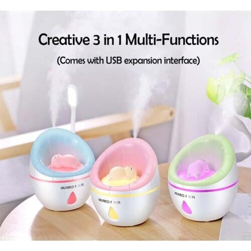 350ml ultrasonic humidifier LED night light sofa aroma diffuser USB air humidifier essential oil aroma diffuser purifier atomize