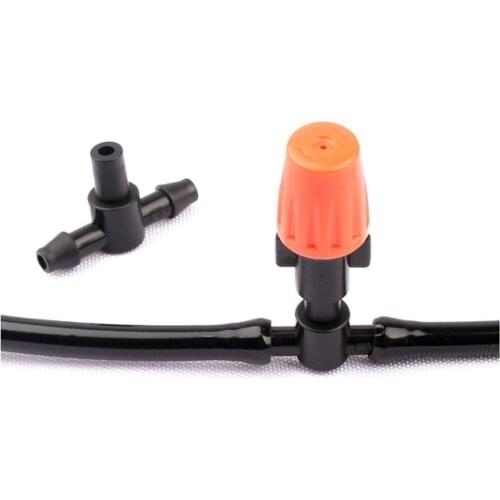 5 Sets Micro Spray Nozzle Kits Can Be Closed And Adjustable Garden Atomizing Sprinkler Irrigation System Roof Cooling Nozzle