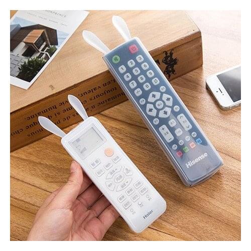 A1955 Rabbit Air Conditioning TV Remote Control Set Dust Cover Transparent Silicone Remote Control Covers Case
