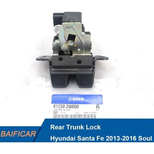 Baificar Brand New Genuine Rear Trunk Lock Latch Tailgate Actuator Assy 81230-2W000 For Hyundai Santa Fe 2013-2016 Soul 14-19