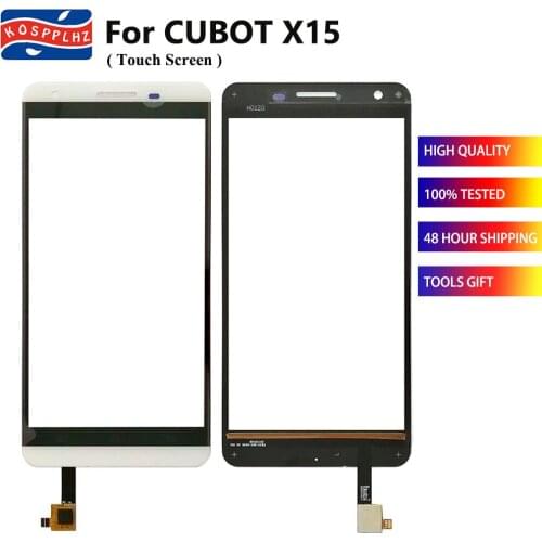 White / Gold Color For Cubot X15 Touch Screen New Glass Panel Touch Lens 100% Guaranteed Work For Cubot X 15 Cell Phone Part