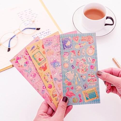 Free shipping 40packs/lot Fairytale World Princess For The DIY Diary Decor Stickers Supplies Stickers Scrapbooking