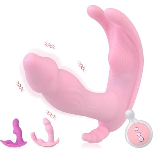 Wireless Remote Dildo Vibrator Clitoris Stimulator Female Masturbator Wearable Vibrator Sex Toys for Women G-spot Massage