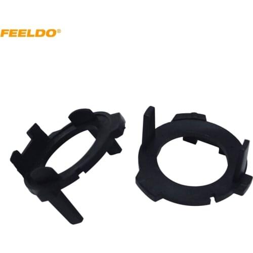 FEELDO 2pcs H7 LED Bulb Holder Adapters Base For Volkswagen Lavida/GranLavida/Touran/Tiguan Lamp Holder #5539