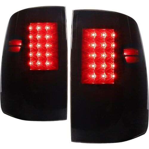 For Dodge Ram 1500 2009-2018 Ram 2500/3500 2010-2018 Pair LED Brake Tail Lights Running Lamps