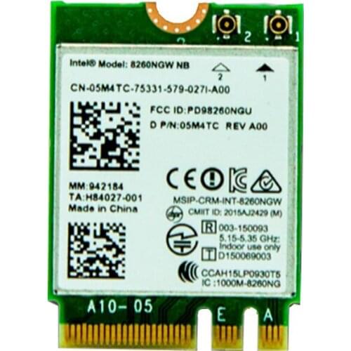 Brand new for Intel 8260NGW Dual band Wireless-AC 8260 8260NGW 8260ac 8260 ac 867Mbps BT4.2 5G 867Mbps M2 Wireless Network Card