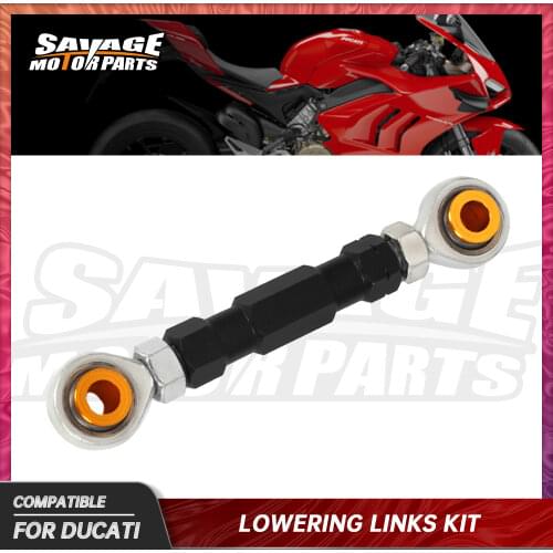 Motorcycle Accessories Rear Shock Lowering Link Kit For DUCATI Panigale 899 959 V2 1199 S R 2014-2021 Adjustable Drop Lever