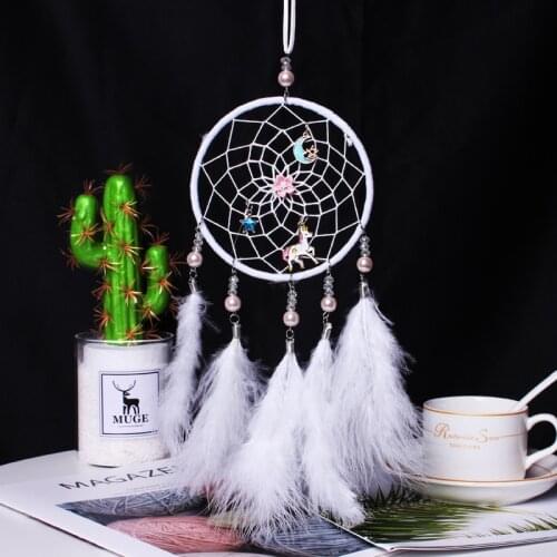 Dream Catcher Handmade Car Pendant Living Room Bedroom Interior Decoration Wall Decoration Gifts For Friends Meaning Blessing