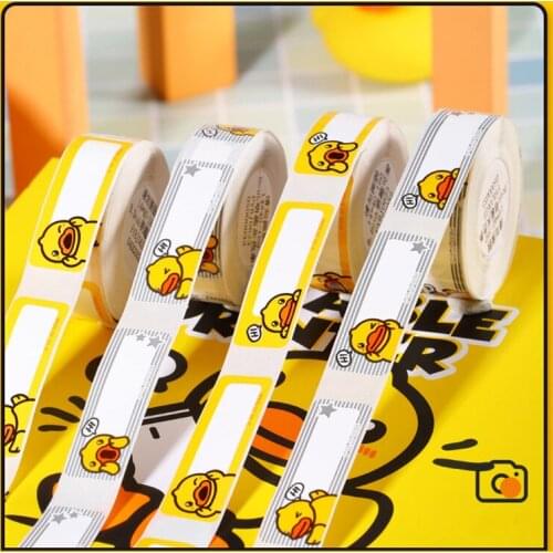 Mini Label printer paper Printing Label Waterproof Anti-Oil Price Label Pure Color Scratch-Resistant Label Sticker Paper #R50