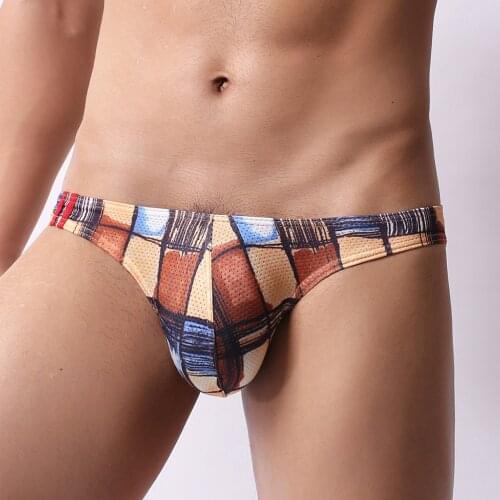 Men Sexy Lingerie Low Rise Underwear Briefs Comforty U Convex Pouch Briefs U-Bulge Soft Underpants Best Selling Knickers