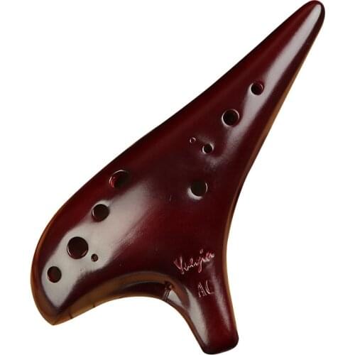 SevenAngel 12 Holes Ocarina Key of Alto G Professional Okarina Handmade Musical Instrument Good Sound Flute School Student
