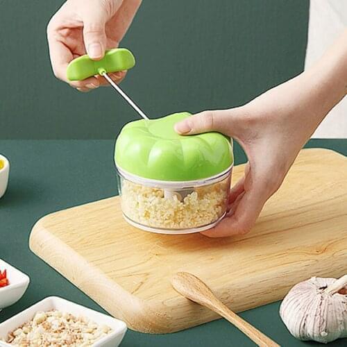 Mini Manual Garlic Masher Pounding Ginger Garlic Vegetable Tools Multifunction Kitchen Accessories Grinder Chopper Garlic Cutter