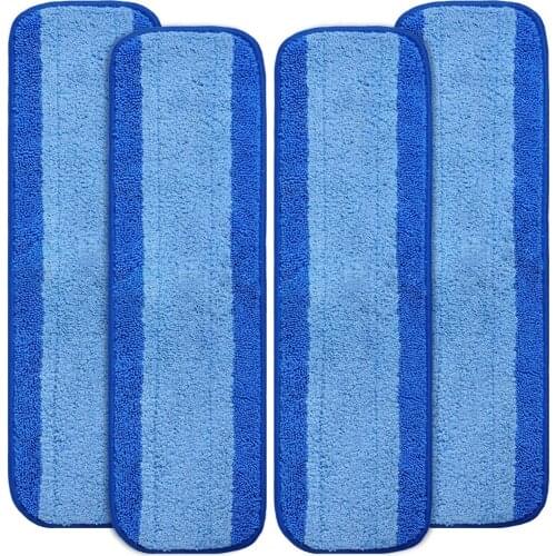 Replacement Microfiber Cleaning Pads for Bona Wet&Dry Mop Washable Reusable Refills