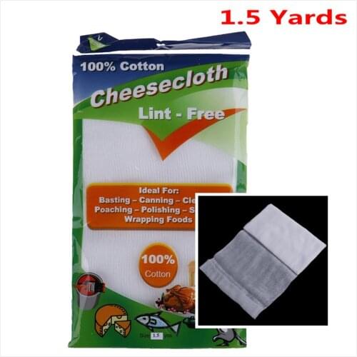 1.5 Yards White Cotton Fabric Butter Cheese Wrap Cloth Kitchen Tools Cheese Grater Gauze Muslin Cheesecloth