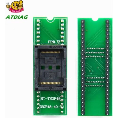 Top Quality TSOP48 to DIP48 adapter,TSOP48 test socket 0.5mm Pitch for RT809F RT809H & for XELTEK USB Programmer
